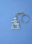 Inukshuk keyring